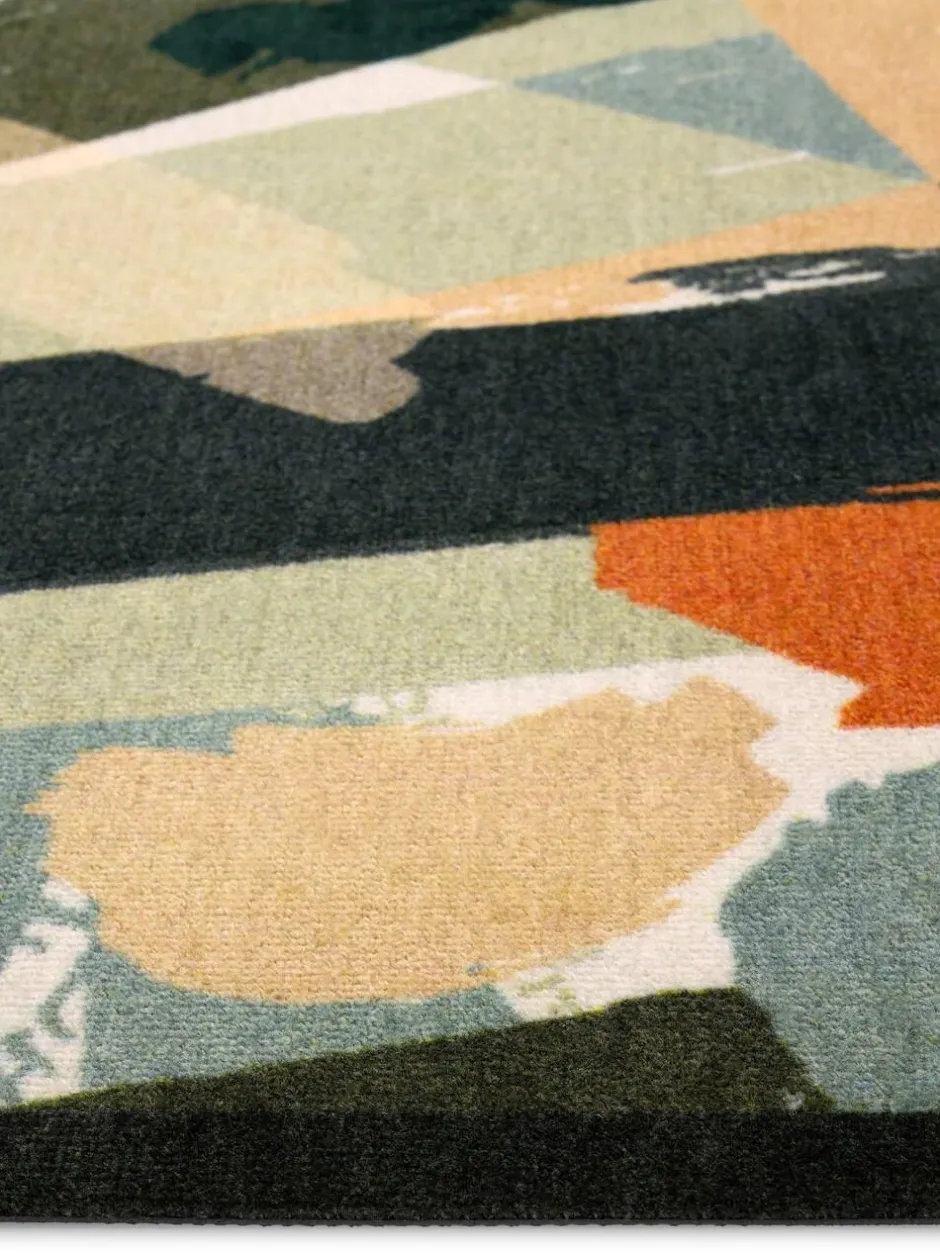 My Mat Green Studio Mural Runner Outlet