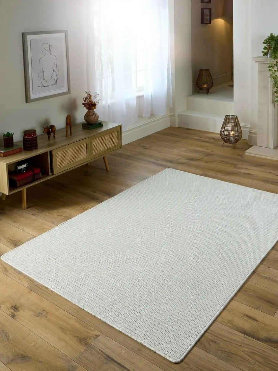 My Mat Sculptured Waffle Rug Ivory Sale