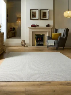 My Mat Sculptured Waffle Rug Ivory Sale