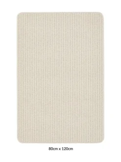 My Mat Sculptured Waffle Rug Ivory Sale