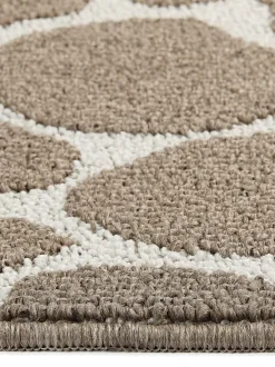 My Mat Mink Patterned Pebble Rug Best
