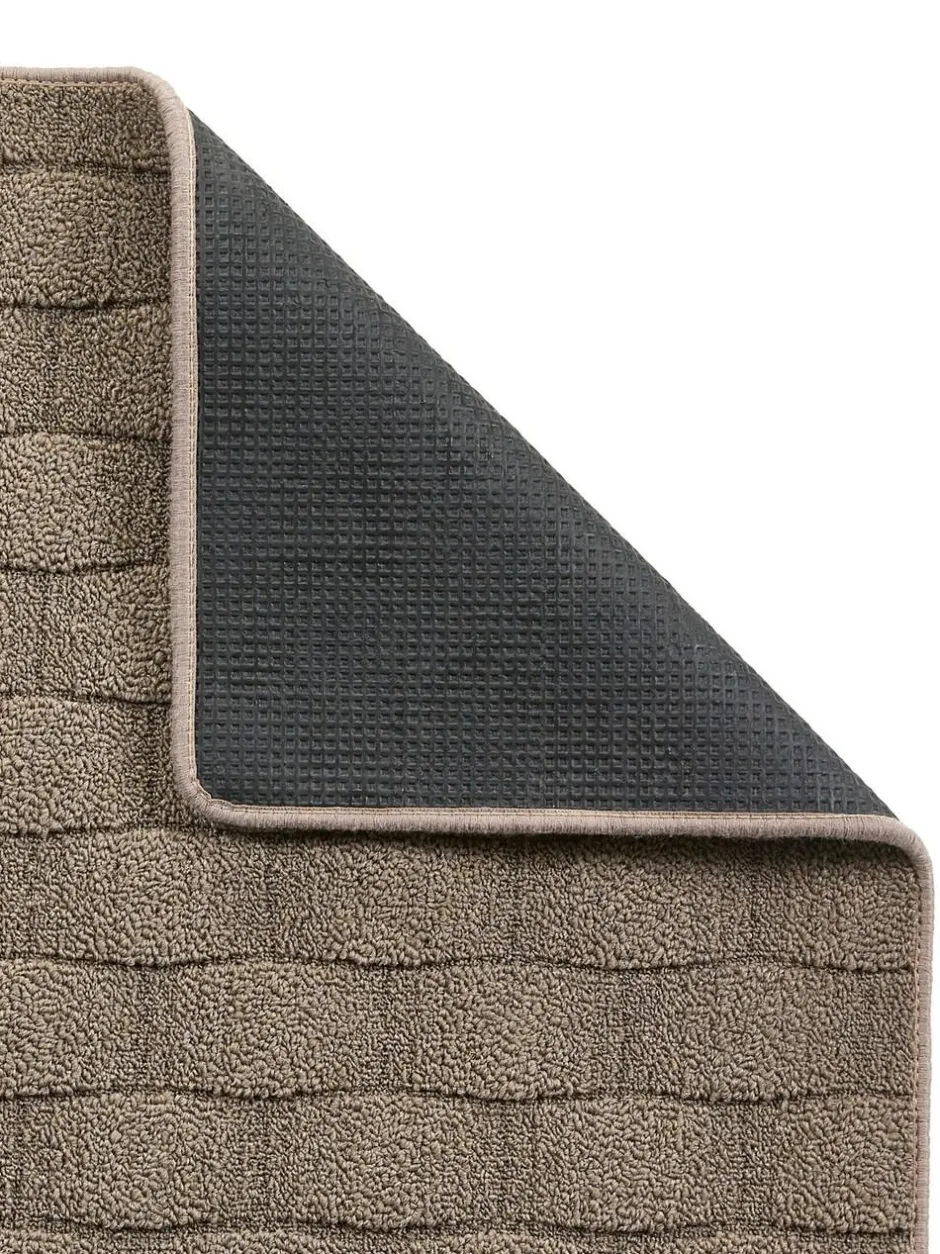 My Mat Sculptured Basketweave Rug Mink New