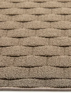 My Mat Sculptured Basketweave Rug Mink New