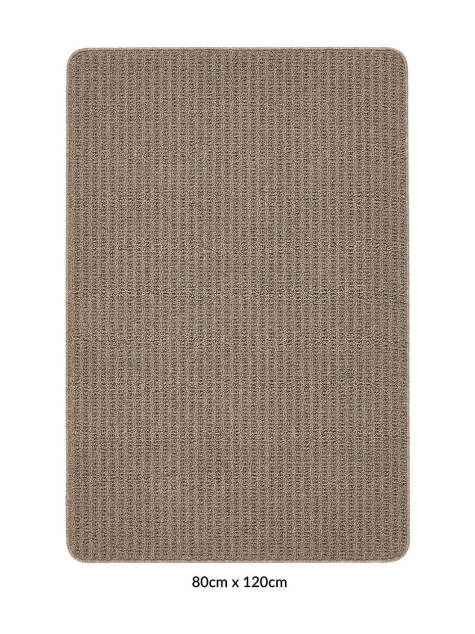 My Mat Sculptured Waffle Rug Mink Discount