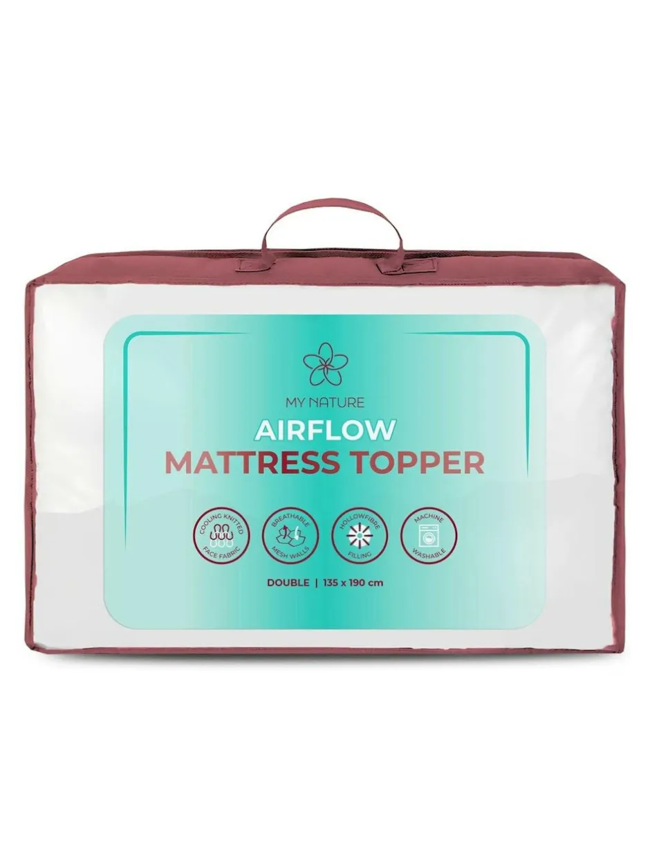 My Nature White Dual Layer Airflow Topper Discount