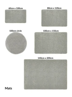 My Rug Ghost Grey Shaggy Rug Hot