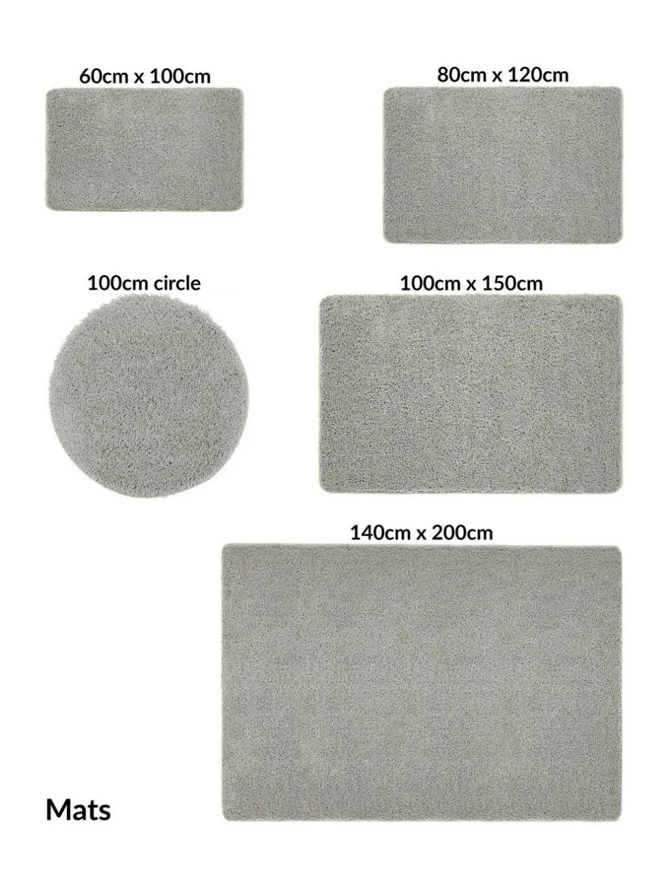 My Rug Ghost Grey Shaggy Rug Hot
