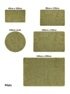 My Rug Olive Shaggy Rug Best