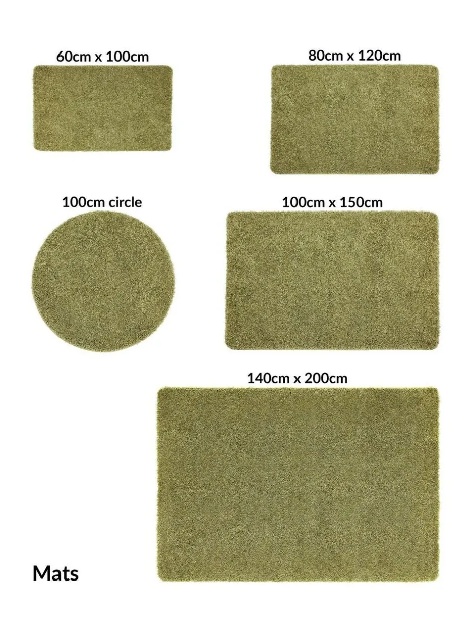 My Rug Olive Shaggy Rug Best