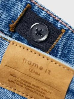 Name It Blue High Waist Straight Leg Jeans Best