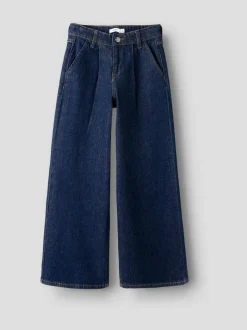 Name It Blue Pleated Wide Leg Jeans Discount