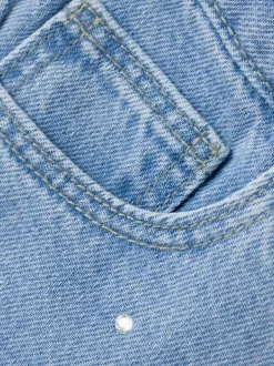 Name It Blue Rhinestone Straight Leg Jeans New