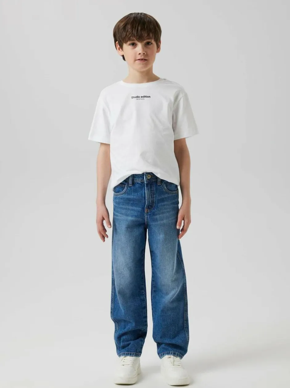 Name It Loose Fit Jeans Dark Blue Sale