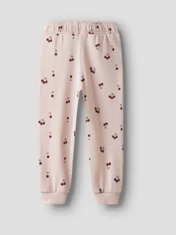 Name It Pink Cherry Print Joggers Hot