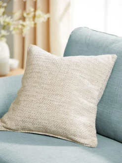 Next Natural 50 x 50cm Ashton Chenille Cushion Clearance