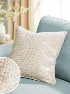 Next Natural 50 x 50cm Ashton Chenille Cushion Clearance