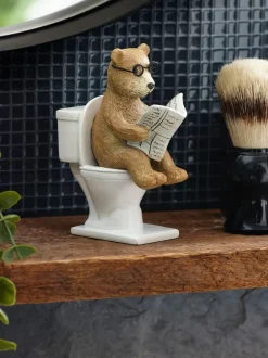 Next Natural Bertie Bear Bathroom Ornament Discount