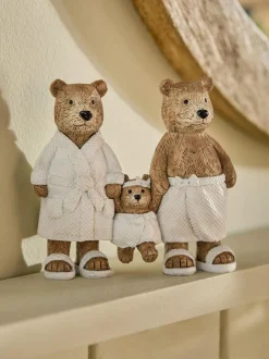 Next Natural Bertie Bear Family Bathroom Ornament Best