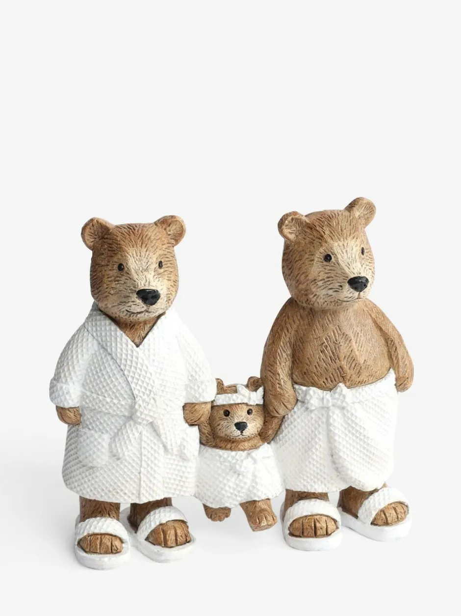 Next Natural Bertie Bear Family Bathroom Ornament Best