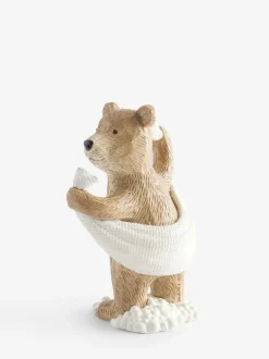 Next Natural Bertie Bear Towel Bathroom Ornament Best