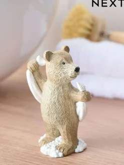 Next Natural Bertie Bear Towel Bathroom Ornament Best