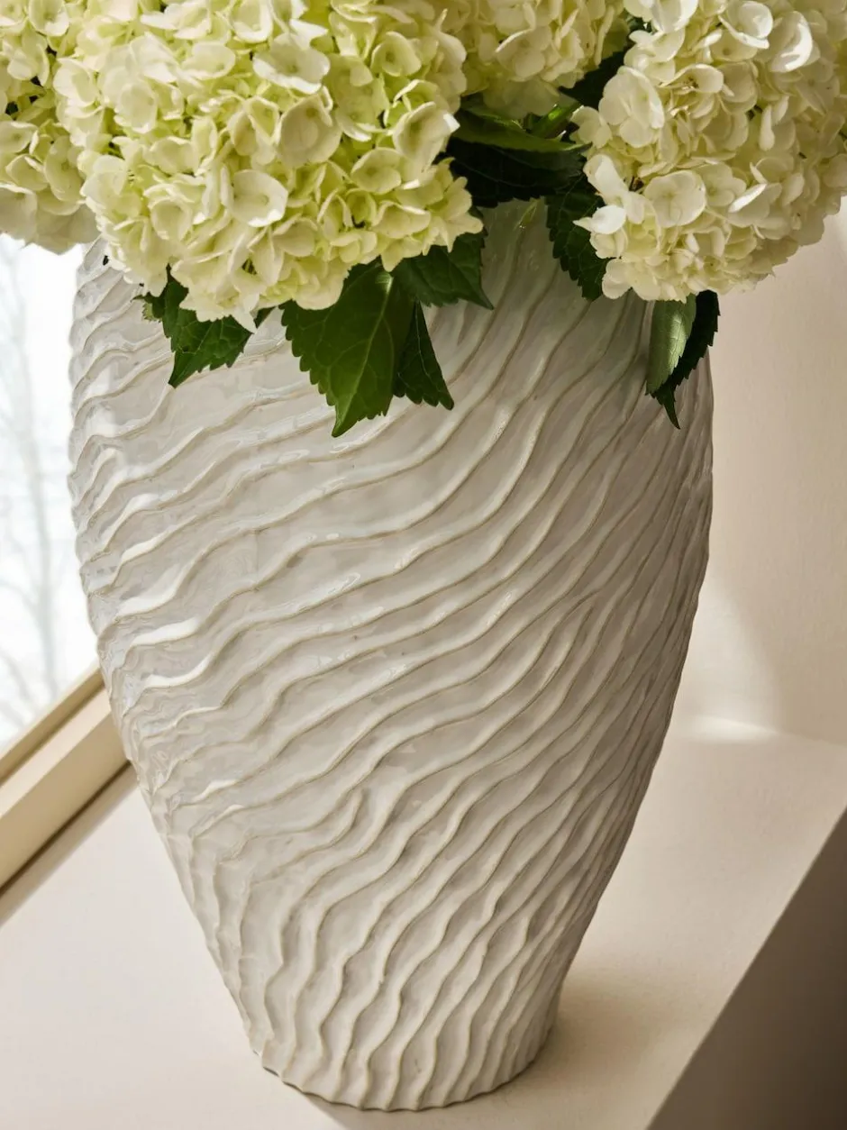 Next Natural Ceramic Fairford Textured Extra Large Vase Best