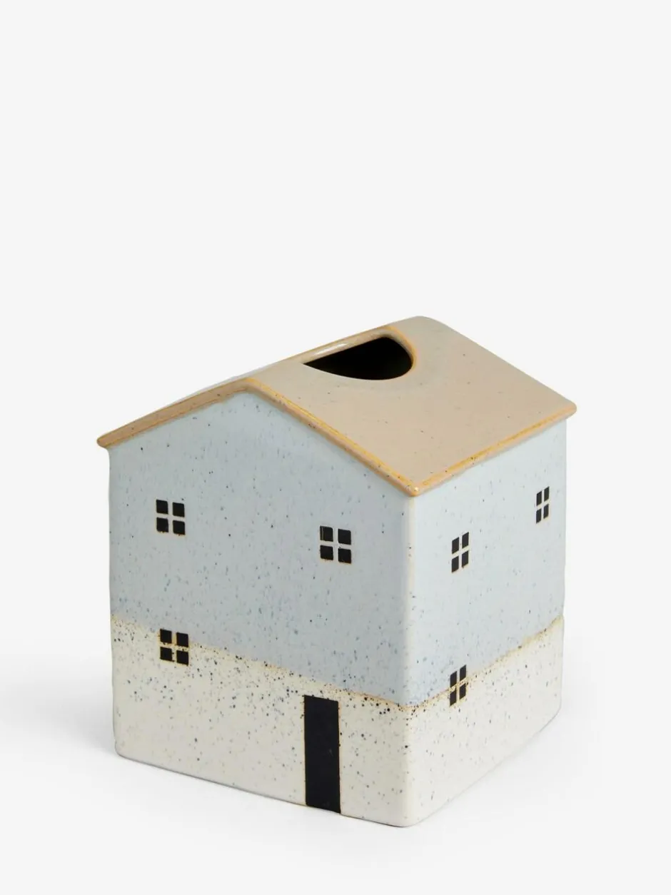 Next Natural Ceramic House Tissue Box Online