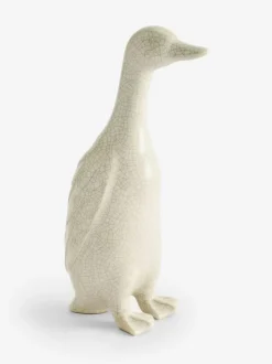 Next Natural Crackle Glaze Ceramic Runner Duck Ornament New