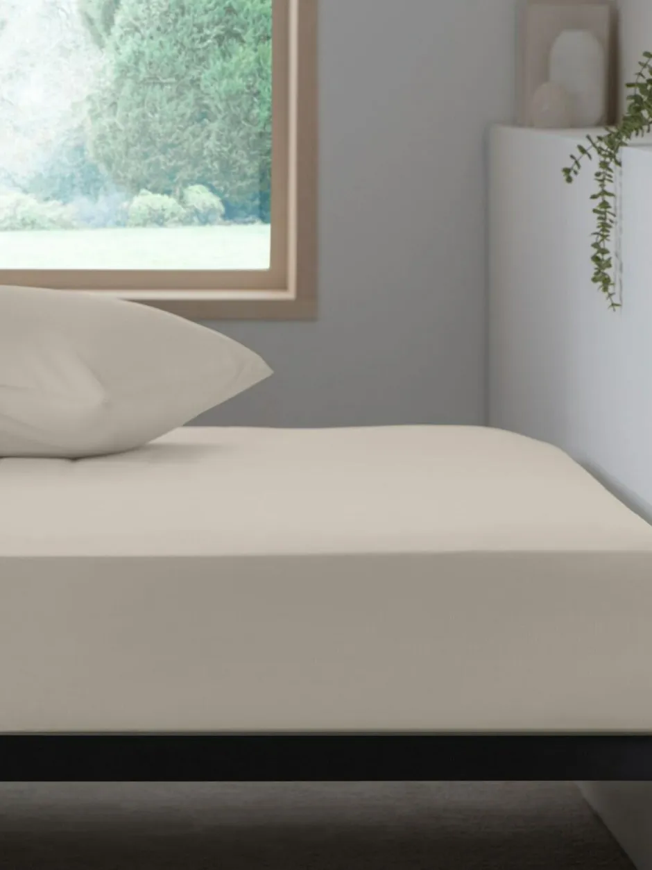 Next Natural Easy Care Polycotton Fitted Sheet Clearance