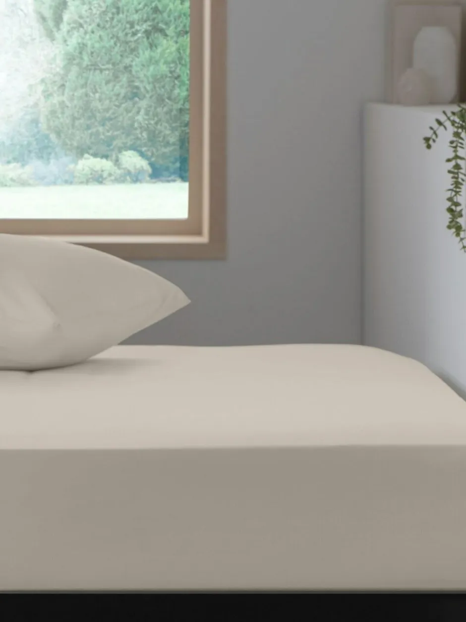 Next Natural Easy Care Polycotton Fitted Sheet Clearance