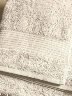 Next Natural Ecru Egyptian Cotton Towel New