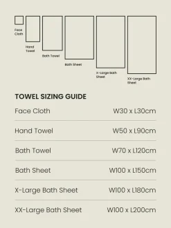 Next Natural Ecru Egyptian Cotton Towel New