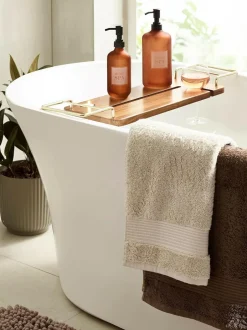 Next Natural Ecru Egyptian Cotton Towel New