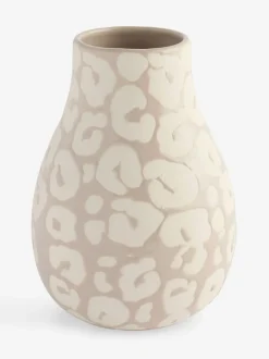 Next Medium Ceramic Vase Natural Embossed Leopard Print Discount