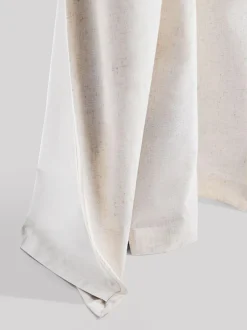Next Natural Frill Pencil Pleat Blackout Curtains Hot