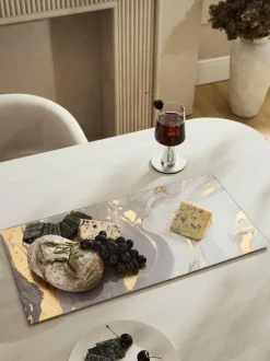 Next Natural Galaxy Glass Table Centrepiece Clearance
