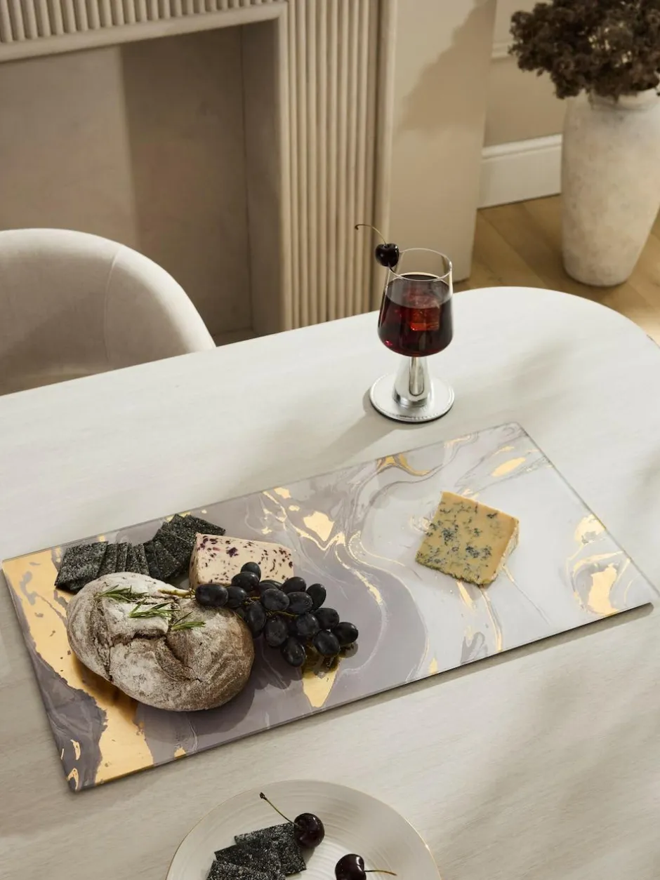Next Natural Galaxy Glass Table Centrepiece Clearance