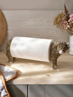 Next Hamish Kitchen Roll Holder Natural Clearance