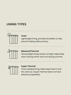 Next Natural Heavyweight Chenille Eyelet Blackout/Thermal Curtains Sale