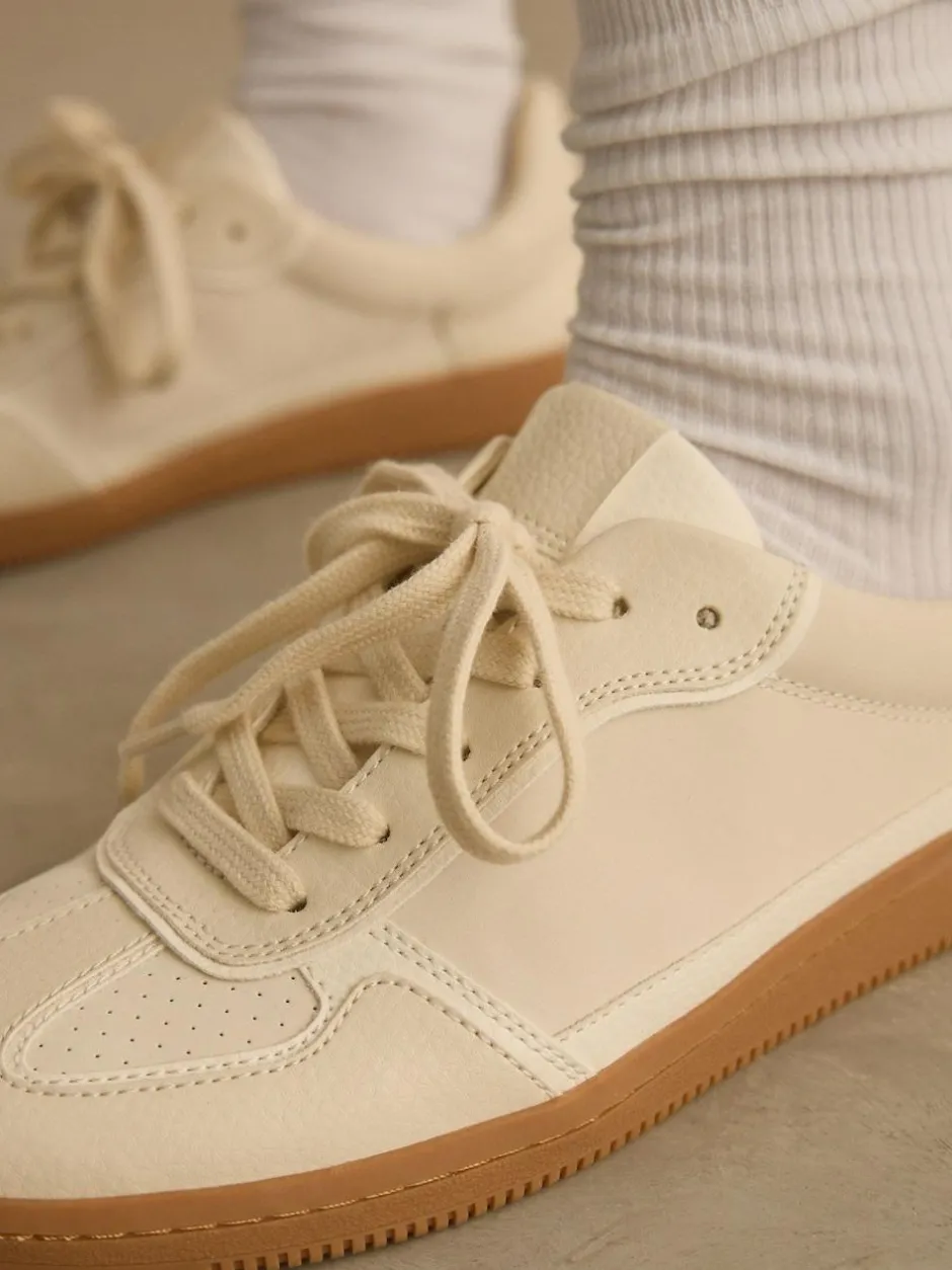 Next Natural Lace-Up Trainers Hot