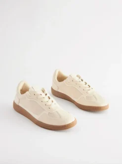 Next Natural Lace-Up Trainers Hot