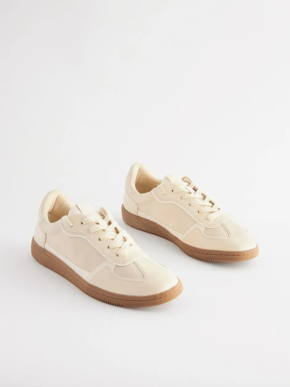 Next Natural Lace-Up Trainers Hot