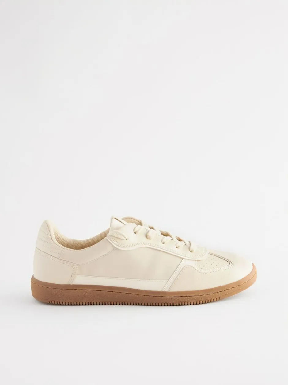 Next Natural Lace-Up Trainers Hot