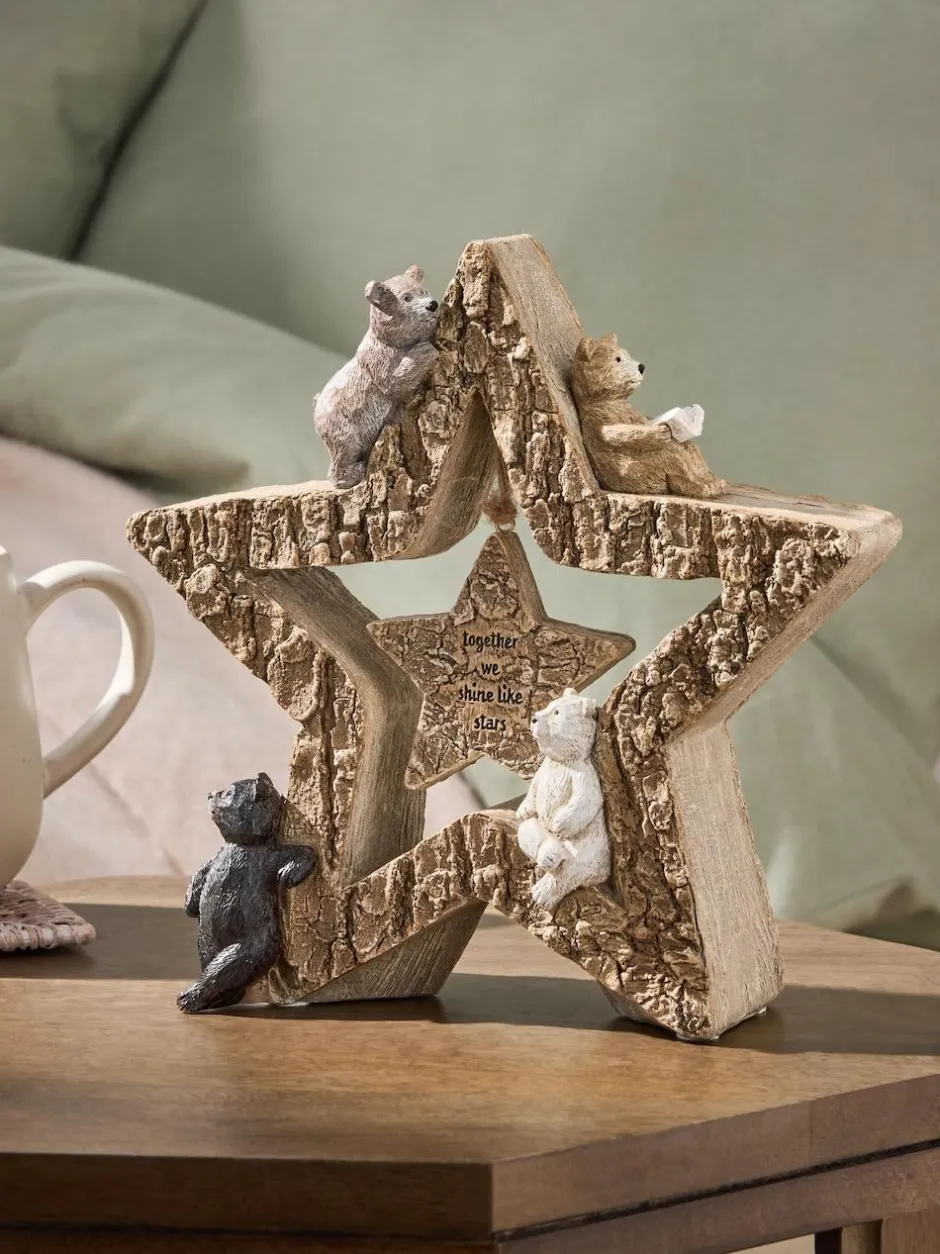 Next Natural Medium Bertie The Bear Shining Star Ornament Online
