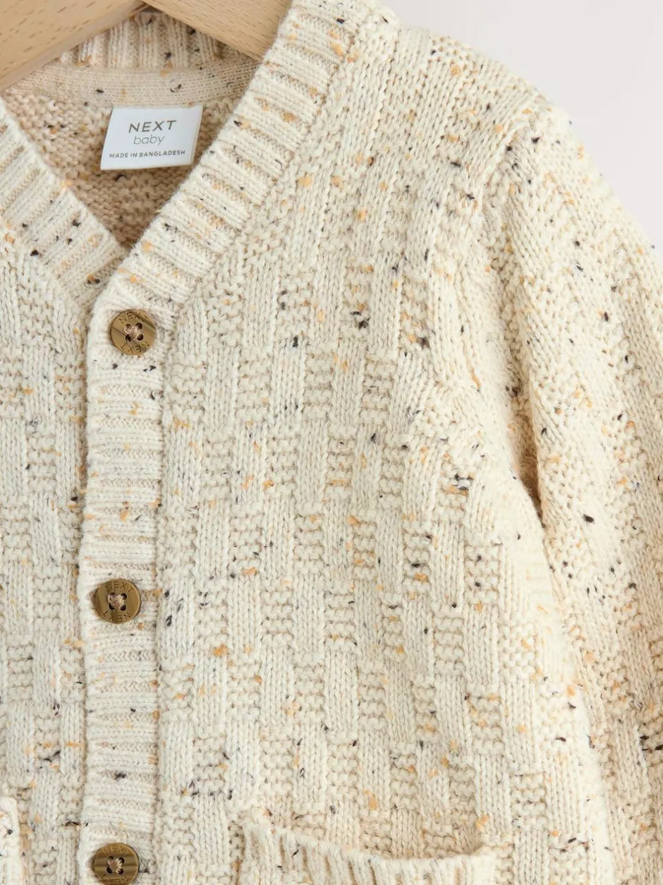 Next Natural Milk Club Embroidered Baby Cardigan Sale