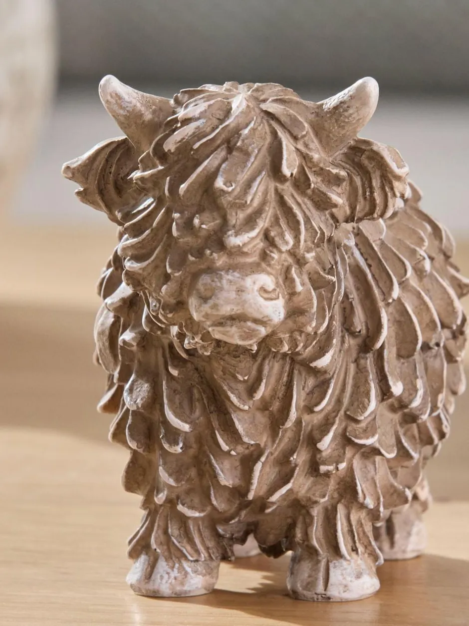Next Natural Mini Hamish The Highland Cow Ornament Hot