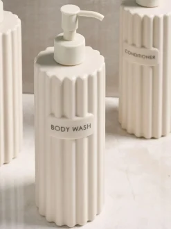 Next Rib Reusable Dispenser Bottles Natural New