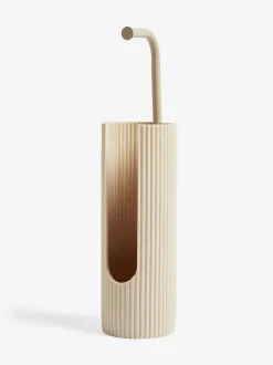 Next Rib Toilet Roll Holder Natural Outlet