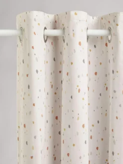 Next Natural Terrazzo Eyelet Blackout Curtains Hot