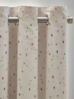 Next Natural Terrazzo Eyelet Blackout Curtains Hot
